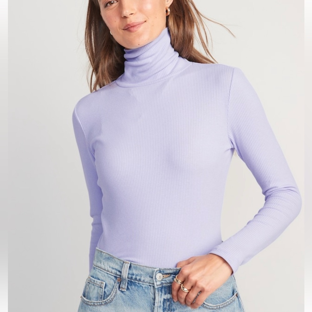 Old Navy Rib-Knit Turtleneck Top M Tall